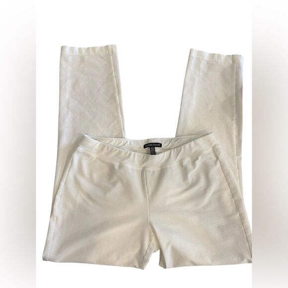 Eileen Fisher White Tapered Leggings Size XXS - Picture 7 of 8